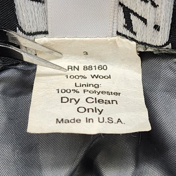 Vintage L.J.L. Sport Skirt Womens 6 Gray Wool Pencil Midi Back Zip Vented Hem - Picture 6 of 9